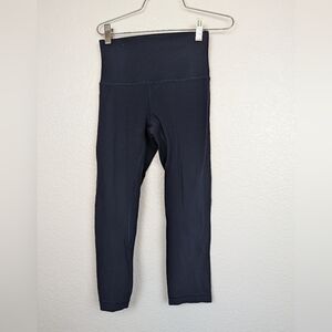 Lululemon Align Crop 21" navy size 4